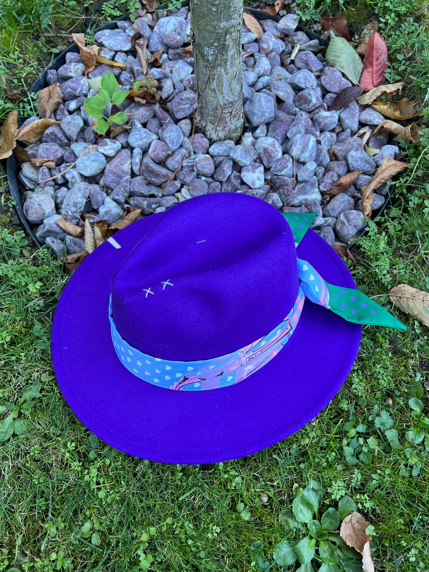 DARK PURPLE FEDORA