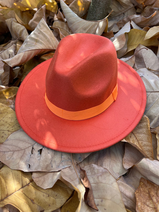 ORANGE FEDORA